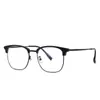 Armazones Ópticos Metálicos Nuevos para Cejas de Hombres Transfronterizos Se Pueden Equipar con Lentes para Miopía y Presbicia Armazones de Gafas Retro Elegantes Fabricantes Venta al por Mayor