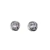 Pinzas para Oreja sin Perforación de Circonita Mobius para Hombres, Diseño Magnético de Nicho, Lujo Ligero, Pendientes de Moda de Gama Alta para Mujeres