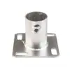 Conector Estandarizado de Protección de Bordes Base Cuadrada Tubería de Acero de 48 mm Base de Refuerzo Accesorio Universal Redondo