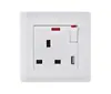 Enchufe de pared con interruptor estándar europeo enchufe con portalámparas estándar británico enchufe de pared estándar británico enchufe multifuncional para el hogar posición de enchufe múltiple