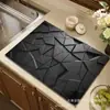 Alfombrilla de Drenaje para Cocina Estilo Americano Antideslizante Aislamiento Fácil de Limpiar Secado Rápido Máquina de Café Platos Palillos Absorbente Diatomeas Barro Cojín Suave