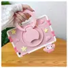 Funda protectora de dibujos animados giratoria Air5 mini4 carcasa plana 2022 nueva iPad 10ª generación 10.2 pulgadas silicona 9.7