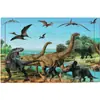 Quebra-Cabeça de Madeira com 30 Peças para Crianças Animal Dinossauro Desenho Animado Avião Quebra-Cabeça Brinquedo de Educação Infantil e Desenvolvimento de Inteligência