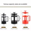 Cafetera de Prensa Francesa Estilo Retro Popular con Nuevo Diseño, Hervidor Contenedor Portátil de Gama Alta