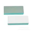 Bloque para Pulir Uñas para Manualidades, Esponja Pulidora Verde y Blanco Plateado, Tabla Pulidora de Doble Cara para Cubiertos y Pulido de Espejos