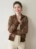 Nuevo cárdigan de cachemira para mujer Otoño e Invierno Chaqueta suéter con solapa Suéter de punto grueso de cuello alto Holgado Top versátil