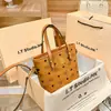Bolso de Cuero Genuino de Moda Estilo Cesta para Mujer, Nuevo Modelo Primavera/Verano, Popular Este Año, Bolso de Mano y Bolso Tote Pequeño Cruzado