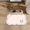 Mantel Sencillo de Barro de Diatomeas Dibujos Animados Mantel para Alimentar Mascotas Perro y Gato Comiendo Alfombrilla Absorbente Alfombrilla Lavable Se Puede Enviar en Nombre de Otros