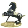 Ornamento Pequeno de Cavalo de Cobre para Mesa Atacado Cavalo de Cobre Puro para Sucesso Decoração Barra de Ouro Estátua de Cobre Fábrica de Produção