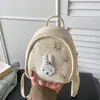Mochila de viaje estilo coreano para comercio exterior, fresca y linda, diseño de lunares, conejito y estrella estilo coreano 2026, mochila linda y adorable para niñas