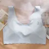 Chaleco para niñas período de desarrollo infantil ropa interior para niñas sin costuras estudiantes de secundaria estudiantes de secundaria 10-18 años sujetador fijo
