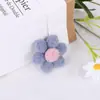 Accesorios para el cabello de flor de peluche estilo coreano de seis pétalos girasol guantes de lana accesorios de broche material creativo para manualidades accesorios de joyería