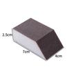 Trapezoidal Emery Sponge Wipe Cozinha Ferramenta de Limpeza Remoção de Ferrugem Home Limpeza Tigela Lavagem Pan Emery Sponge Block