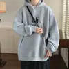 Azul Marinho 250g Wei Yi Masculina Tendência ins Marca Tendência Jaqueta com Capuz Rígido Hip Hop Americano oversized