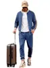 Traje Deportivo Casual para Hombre de Dos Piezas con Cuello Alto y Cinta, Nuevo Otoño e Invierno Transfronterizo Aliexpress