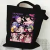 Bolso de Hombro Versátil Diario para Estudiante con Estampado de Dibujos Animados Anime Moda Transfronteriza Bolso de Lona Portátil de Gran Capacidad