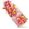 Traje de amor para el Día de San Valentín, 12 colores mixtos, lentejuelas para uñas, polvo brillante perlado, joyería para uñas, pegatinas de diamantes para uñas