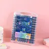 Set de Plumas de Gel Metálicas con Brillo para Estudiantes, Plumas Resaltadoras para Diario, Dibujo y Graffiti, Marcadores Acrílicos