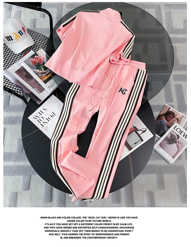 跨境淘货源分销2023春夏秋季新款街头潮流减龄小个子爆款欧货网红款运动套装休闲运动气质休闲时尚流行新款春夏秋装春夏秋装女装时尚套装套装女装春夏秋季套装女套装女女士运动服女装两件套套装卫衣套装休闲套装春夏秋季套装女装时尚套装盐系休闲套装女装2023百搭设计感小众洋气欧货阿里国际站跨境采购Cross-border, online shopping source, distribution, 2023 spring summer autumn, new, street trends, age reduction, small, explosive, European goods, network red, sportswear, leisure sports, temperament leisure, fashion popular, new spring summer autumn clothing, spring summer autumn women's clothing, fashion suit, suit women's clothing, women's sportswear, women's two-piece, hoodie suit, suit leisure, Fashion suit, salt department, leisure suit, women's 2023, everything, design sense, niche, foreign style, Ali International Station, cross-border procurement