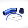Kit de tubo de admisión de aluminio modificado para coche, conjunto de filtro de aire 76MM 3'' universal modificado, filtro de aire tipo hongo para invierno