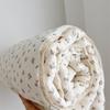 Colcha de gasa de algodón puro fresca retro dulce floral clase A núcleo de soja para primavera y otoño engrosada cálida individual de invierno
