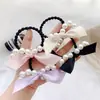 Nuevo Anillo para el Cabello Estilo Retro Chanel Gran Señorita Cuerda para el Cabello Estilo Francés Hepburn Cuerda para el Cabello Corea del Sur Perla Lazo Accesorios para el Cabello para Mujeres