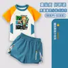 Traje de banho infantil de secagem rápida Minecraft Steve Creeper, boxer de duas peças para meninos, roupa de banho para férias em fontes termais