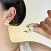 Pendientes Románticos de Flores Estilo Francés, Exquisitos y de Moda, Versátiles y Elegantes, Diseño de Nicho para Mujer, Pendientes de Lujo Ligero y de Gama Alta