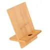 Soporte Creativo para Teléfono Móvil en Vivo para Internet, Soporte Plegable de Bambú y Madera para Teléfono Móvil Perezoso, Artefacto de Vibración de Voz, Puede Ser LOGOTIPO