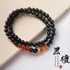 Pulseiras Naturais de Sândalo com Juntas de Bambu, Contas Budistas de Sândalo Roxo, Acessórios Empilháveis, Pulseiras Femininas, Atacado para Barracas de Mercado