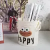 Caneta Boca Grande Divertida Conner Caixa de Armazenamento para Mesa de Estudante de Grande Capacidade para Meninos e Meninas Decoração Criativa de Escritório Prêmio Presente