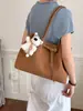 Bolso de mujer de gran capacidad, nuevo modelo de verano 2026, bolso de hombro de lujo ligero vintage de alta gama para el trabajo y los desplazamientos, bolso tote