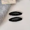 Pinza para el Cabello de Tela Amarilla con Lunares y Queso Estilo Coreano Pinza Lateral BB Pinza Versátil para el Cabello de Mujer Pinza para Flequillo Lateral Pinza para Pelos Sueltos Accesorios para el Cabello