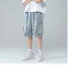 Shorts de mezclilla para hombre de verano estilo Hong Kong holgados delgados lavados modernos guapos comodín pequeños jeans rotos