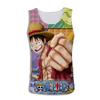 Verano Europa y Estados Unidos Amazon nuevo chaleco de hombre y mujer con estampado 3D de One Piece una generación de outlets de fábrica