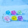 Micro-Paisaje Creativo Luminoso Animales Marinos Cangrejo Ermitaño Caballo Marino Pequeño Lindo Accesorios Decorativos DIY Pequeños Adornos