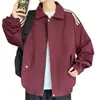 Chaqueta de Hombre para Primavera y Otoño de Comercio Exterior Transfronterizo 2026, Abrigo Versátil Casual a la Moda con Cuello de Solapa para Adolescentes