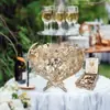 Mesa de registro de bodas en forma de corazón, decoración de escena de boda, exhibidor de mesa de madera, decoración de fiesta, libro de invitados de boda