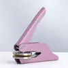Herramienta de gofrado con acabado mate para imprimir, sello de acero de escritorio portátil, máquina de gofrado de libros, gofrado y sello de logotipo en relieve