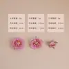Flor Artificial Pequena Cabeça de Flor de Peônia Broche Decoração Floricultura Adorno de Cabeça Grampo de Cabelo Flor de Bolo Decoração Salão de Casamento Flor Suave Flor de Seda