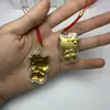 Gatito Fortuna Cadena para Teléfono Móvil Colgante Llavero Decoración de Bolso Actividad Lámina de Oro Regalo Fabricante Venta al por Mayor
