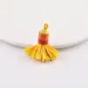 Cielo Estrellado Degradado Hilo de Algodón Gordo Corto Borla Bolso Hecho a Mano DIY Colgante para Llavero Material para Joyería Accesorios Pequeños