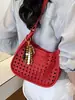 Moderna Bolso Cubo Grande Nuevo para Mujer 2026 Estilo Coreano Hueco Bolso de Hombro Único Versátil Bolso Cruzado para el Viaje Diario