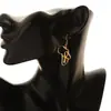 Pendientes de Acero Inoxidable Hip-Hop Transfronterizos Europeos y Americanos, Personalizados, Exagerados, Simples, Pendientes de Nicho, Pendientes, Regalos para Chicas al por Mayor