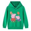 Otoño 2023 Niños y Niñas Cerdo Algodón Sudadera con Capucha Niños Medianos Bebé Suéter Pullover Estilo Coreano Suéter Infantil Moda