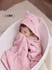 Poncho de Coral Fleece para Bebé He'erte Toalla de Baño Capa con Capucha de Dibujos Animados Toalla de Baño Niños Suave Absorbente Bata de Baño Manta para Bebé