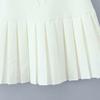 9666-25 Vestido de falda plisada ajustada con tirantes de lazo y pecho para niña, estilo europeo y americano, de principios de primavera