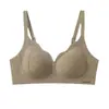 Ropa Interior Lifting de Nuevo Estilo Cálida para Mujer Todo en Uno Copa Fija Sin Costuras Push-Up Sin Aros Anticaída Sujetador para Mujer