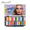 Amazon venda quente 12 grade Halloween palco maquiagem cor correspondência pintura corporal cor terno terno fábrica atacado