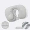 Travesseiro Inflável em Forma de U, Travesseiro Inflável por Pressão, Travesseiro de Pescoço em Forma de U para Viagem ao Ar Livre, Três Tesouros de Viagem, Fabricante Atacadista de Armazenamento